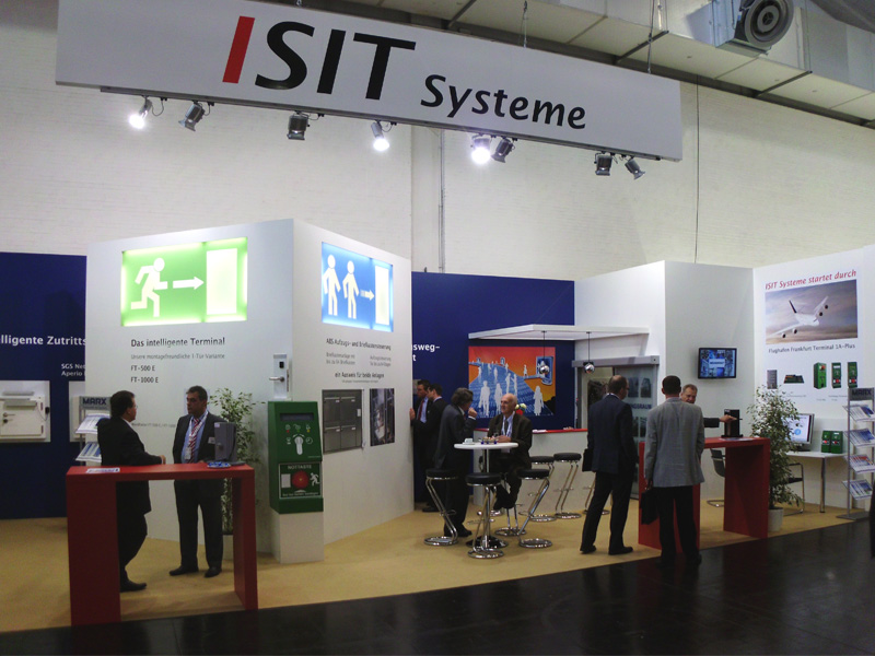 Messestand der ISIT- Systeme auf der Security 2012 in E§sse
